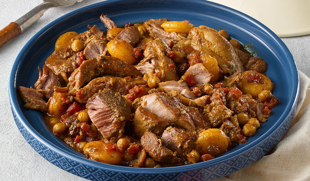 Olymel moroccan-style turkey thigh stew